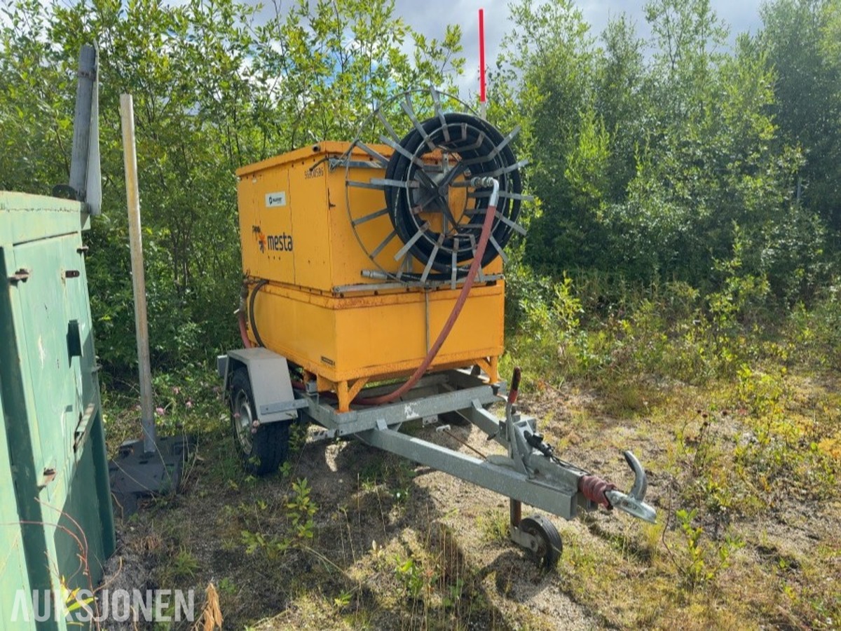 Bini dampkjele / steamkjele på tilhenger
