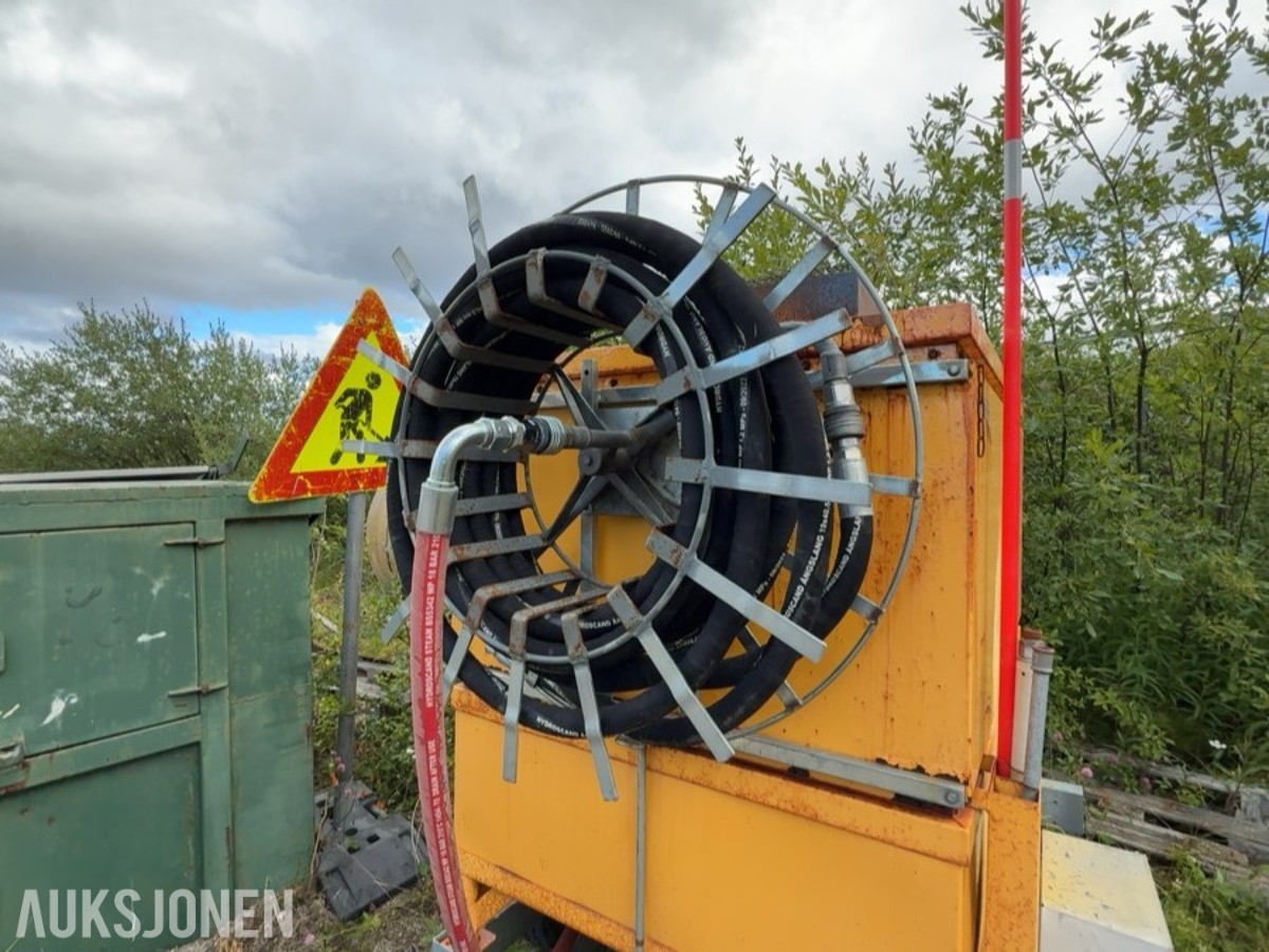 Bini dampkjele / steamkjele på tilhenger