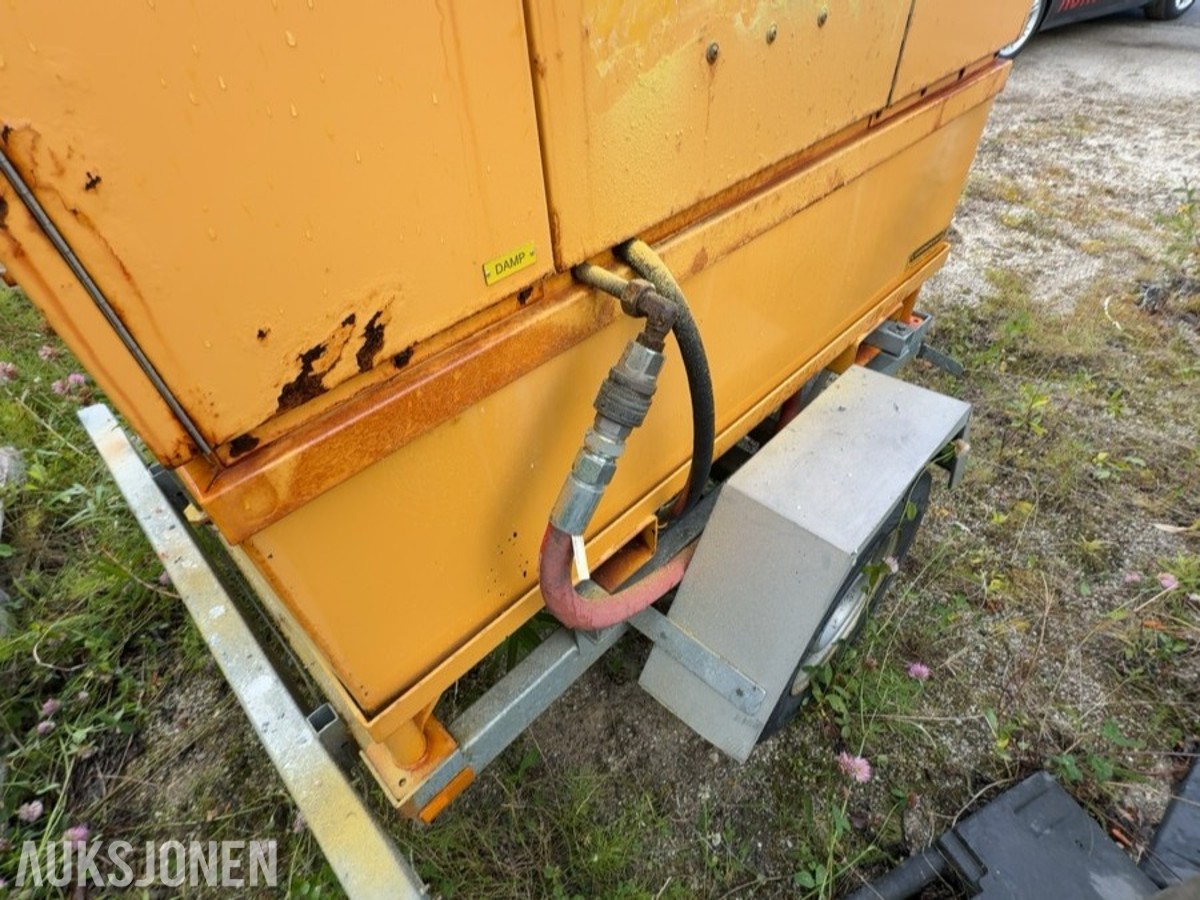 Bini dampkjele / steamkjele på tilhenger