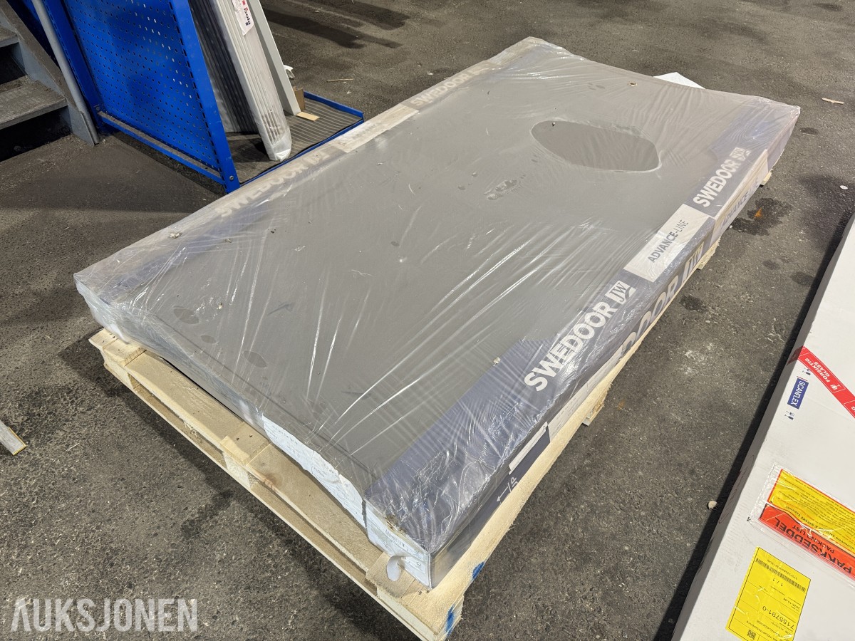 NY Swedoor Advance-Line ytterdør grå - 110x210