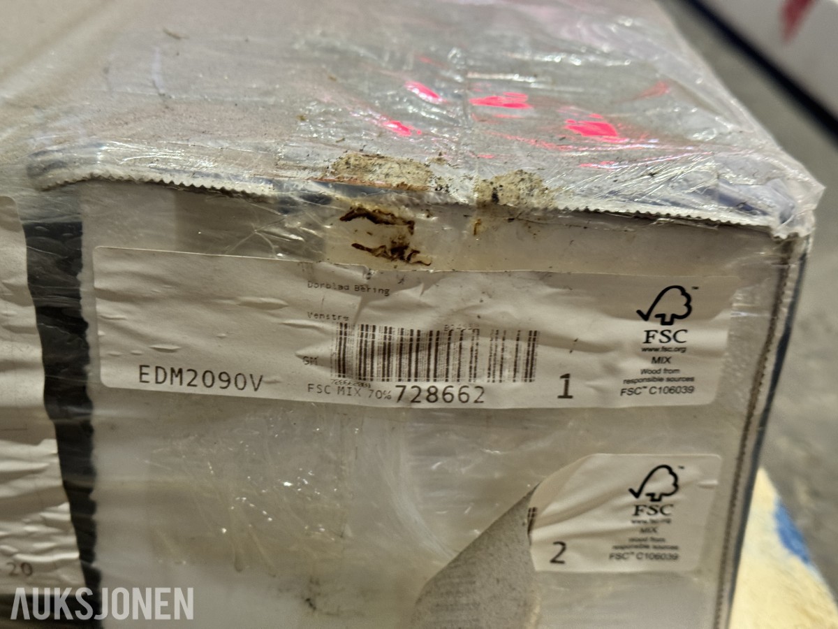 NY Swedoor Advance-Line ytterdør grå - 110x210