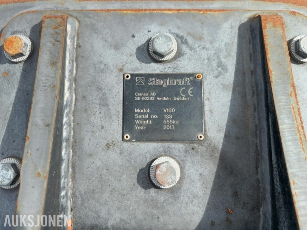 Slagkraft V160 klipperpanne / ryddeaggregat – hydraulisk