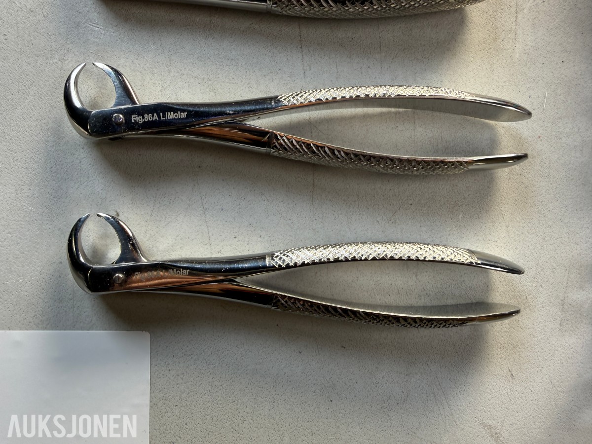 15 stk Elite tannekstraksjonstenger – flere modeller