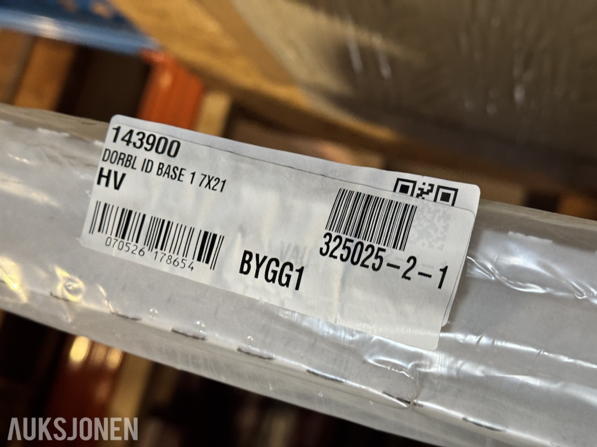 Ny Bygg1 innerdørblad Base 1 70x210 hvit (art 143900)