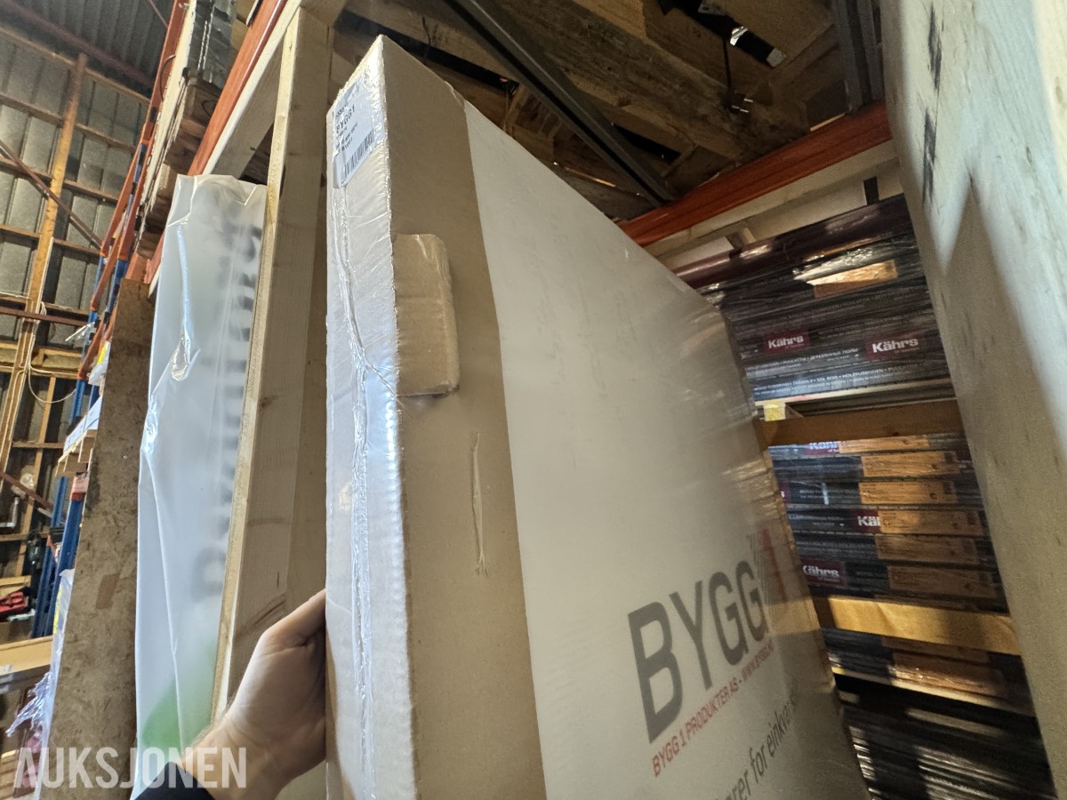 Ny Swedoor ytterdør Bodø 100x210 venstrehengslet hvit