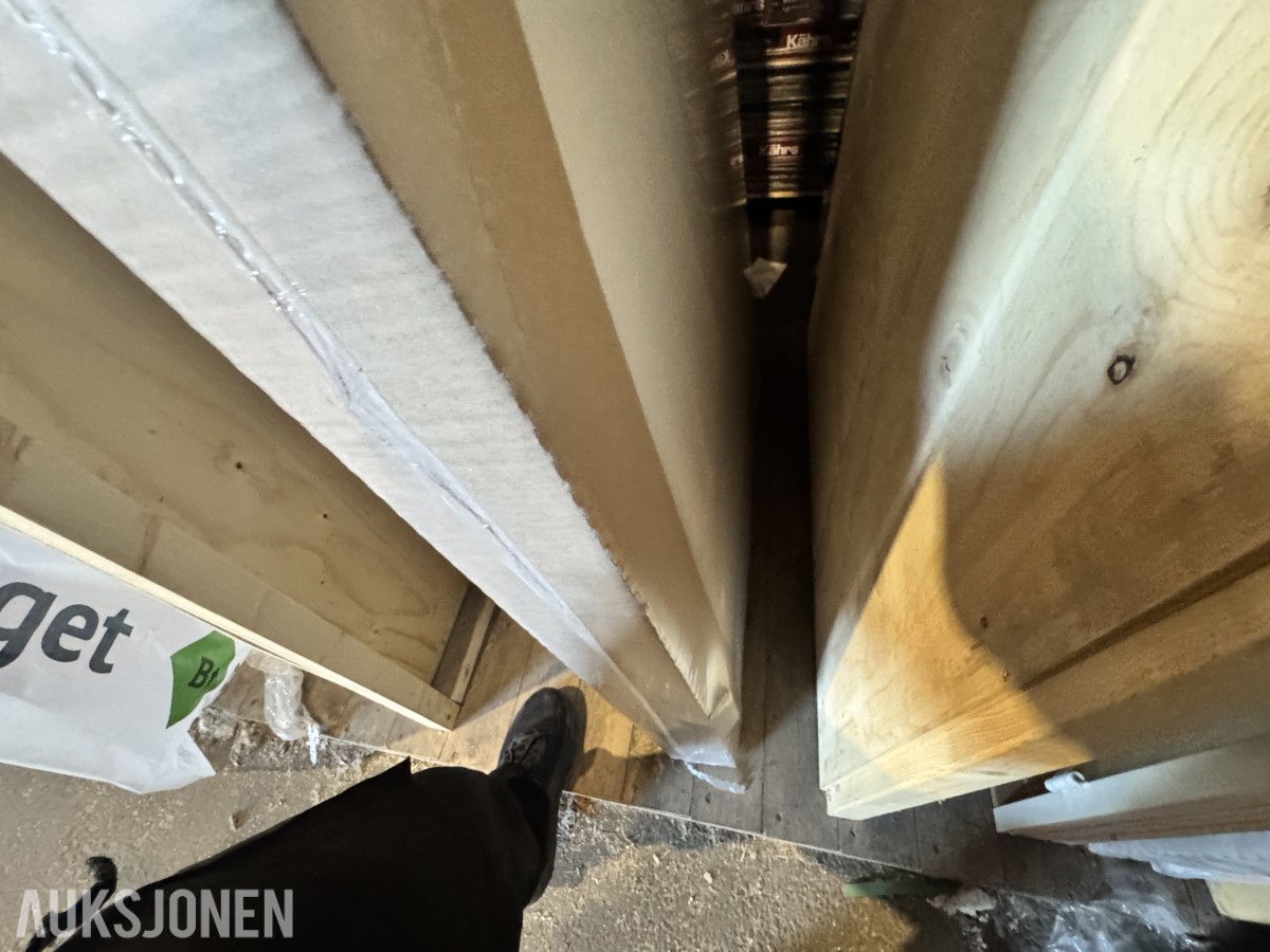 Ny Swedoor ytterdør Bodø 100x210 venstrehengslet hvit