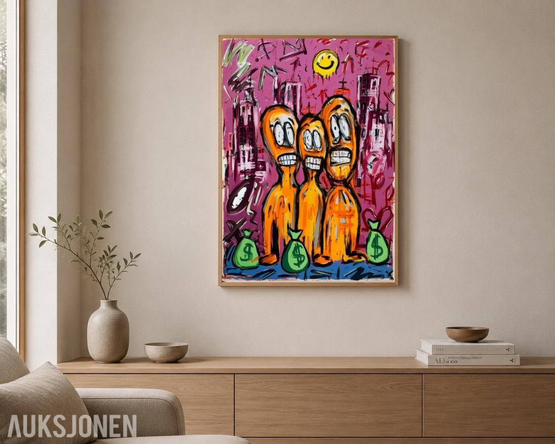 Street art kunst - ingen minstepris