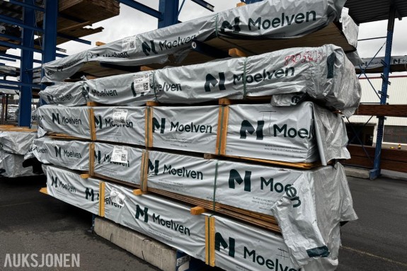 5 pakker Moelven kledning Gran 19x148 mm E-fals