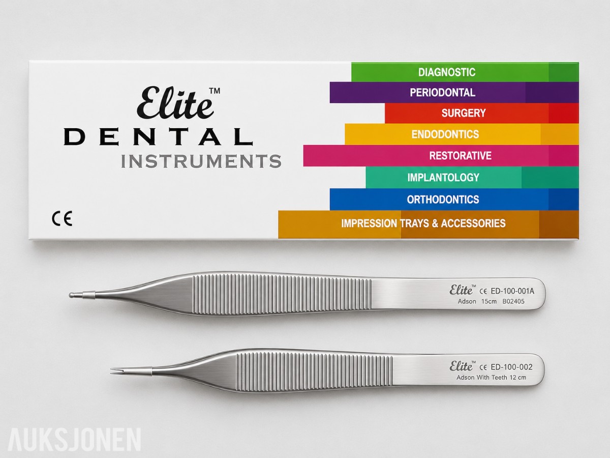 15 stk Medixdent Dental Instruments Adson pinsetter