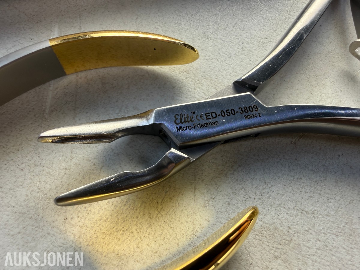 13 stk Medixdent Elite dentalinstrumenter