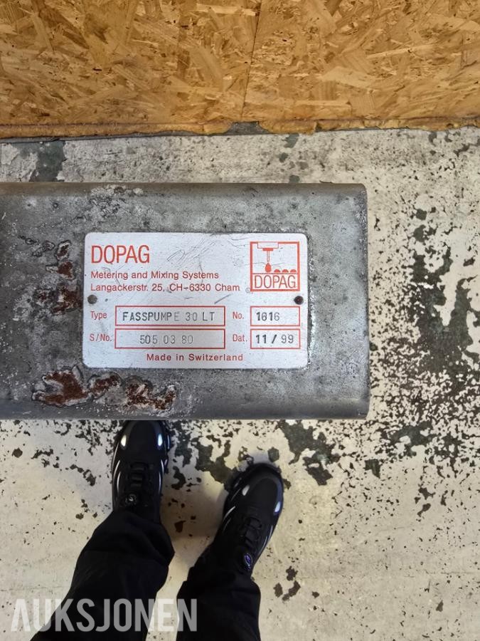 1999 Dopag fatpumpe for maling 30 liter