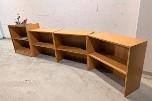 4 stk hyller/reoler i tre