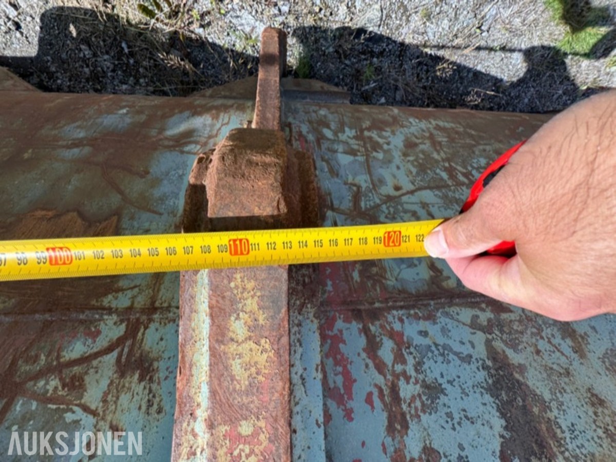 Stor hjullasterskuffe / lasteskuffe – ca. 325 cm bredde