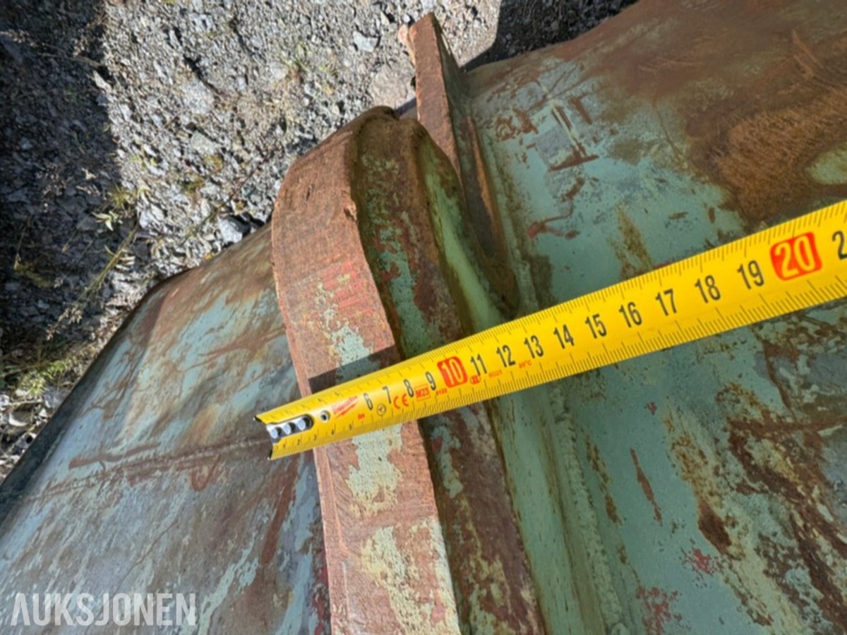 Stor hjullasterskuffe / lasteskuffe – ca. 325 cm bredde