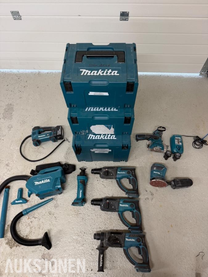 Makita18V batteri - verktøy pakke