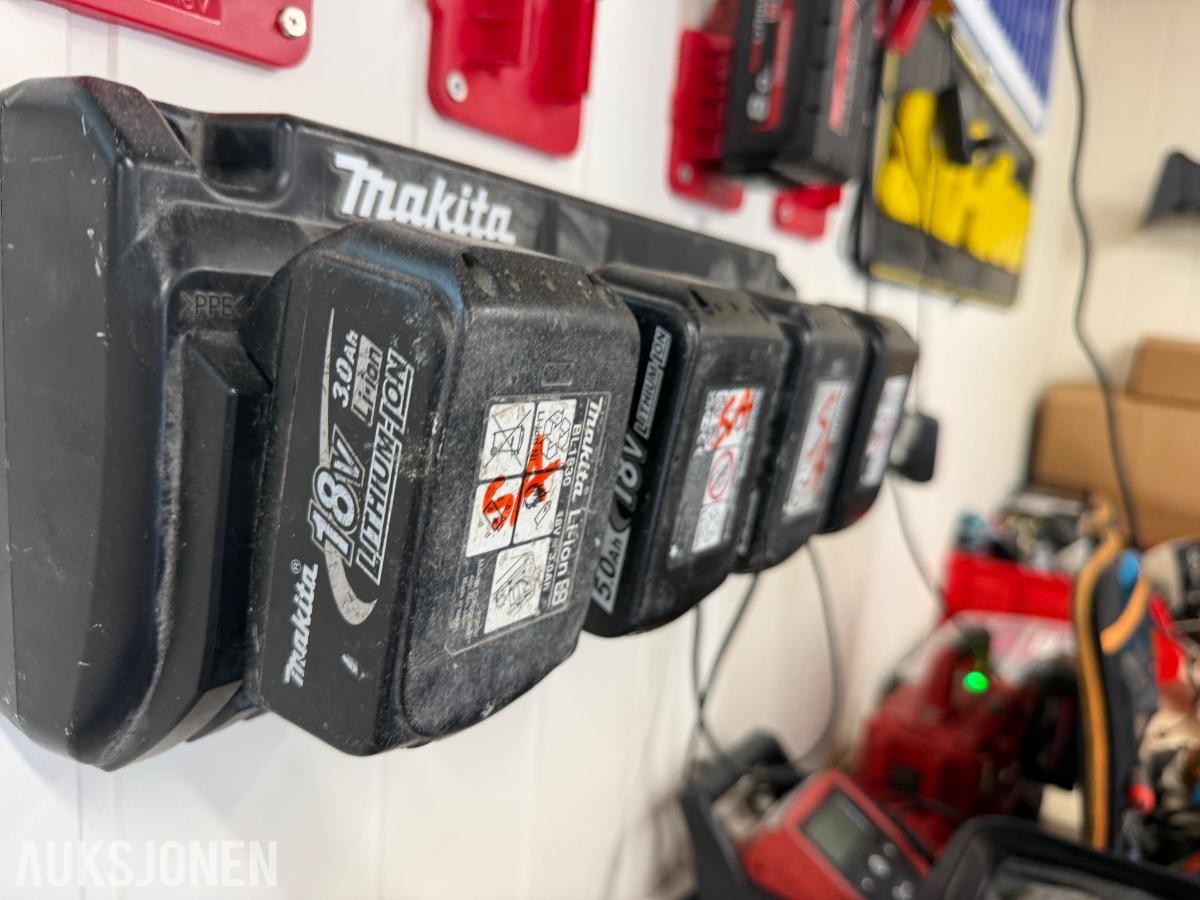 Makita18V batteri - verktøy pakke