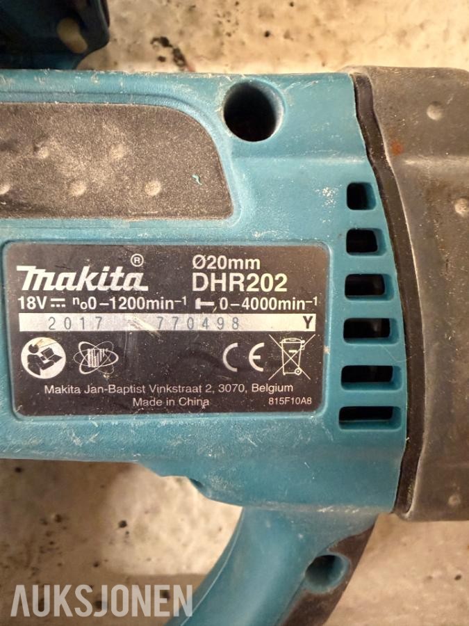 Makita18V batteri - verktøy pakke