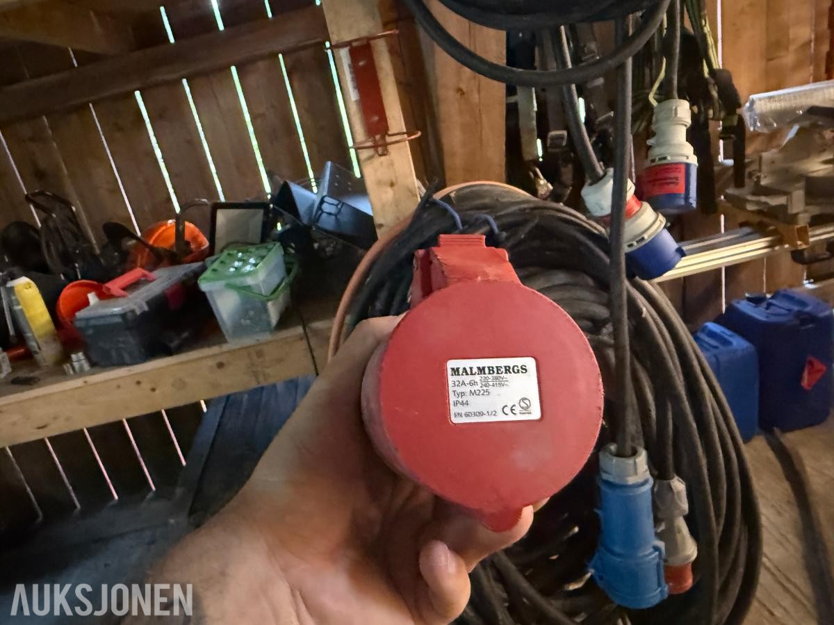 1900 Parti byggestrømskabler / skjøtekabler – 230/400 V