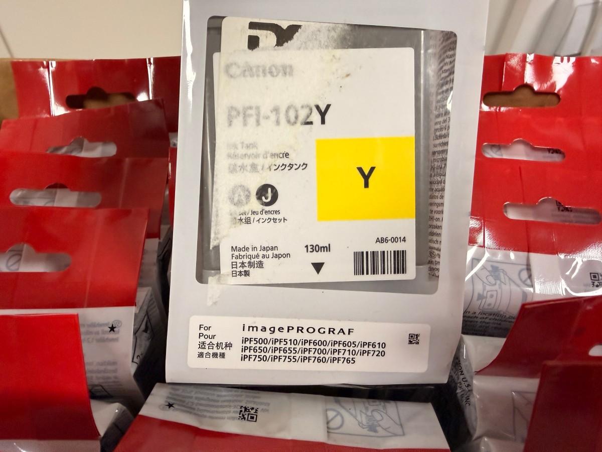 Canon PFI-102 og PFI-104 blekkpatroner 130 ml til imagePROGRAF