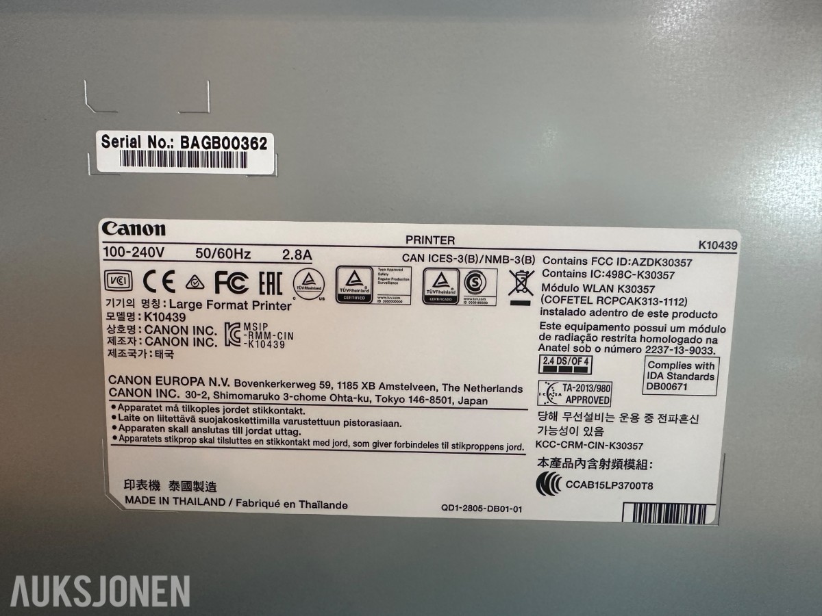 2016 Canon imagePROGRAF PRO-4000 44