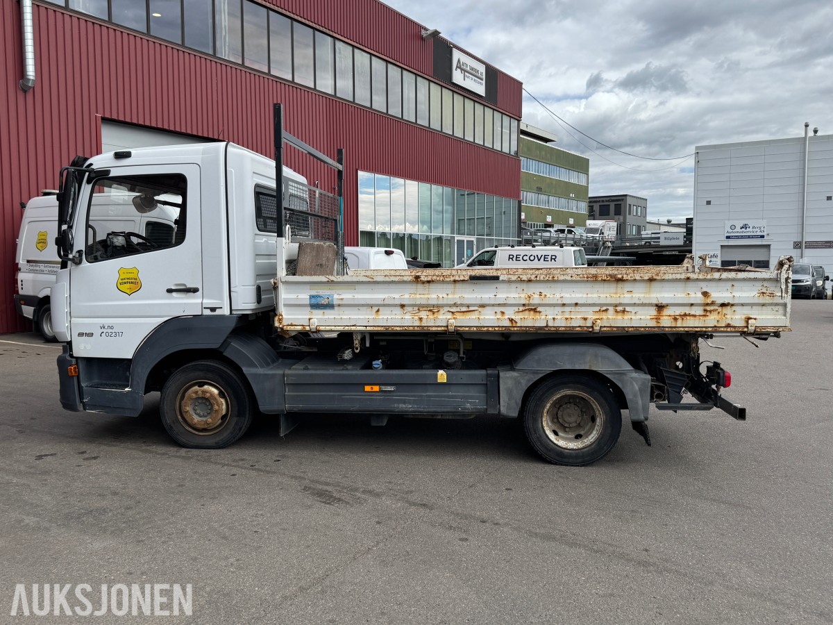 2016 Mercedes-Benz Atego 4X2 TIPPBIL 3-VEIS MEILLER