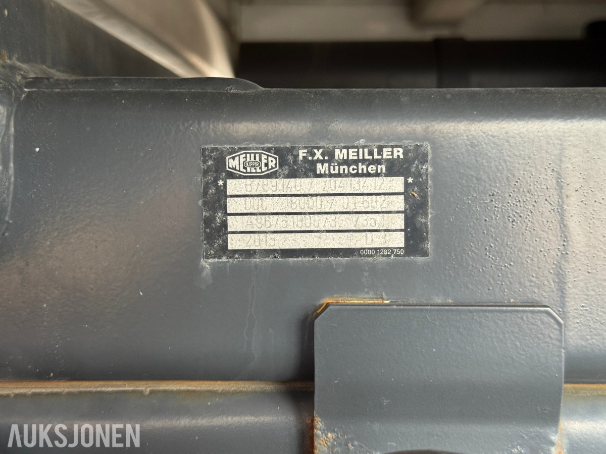 2016 Mercedes-Benz Atego 4X2 TIPPBIL 3-VEIS MEILLER