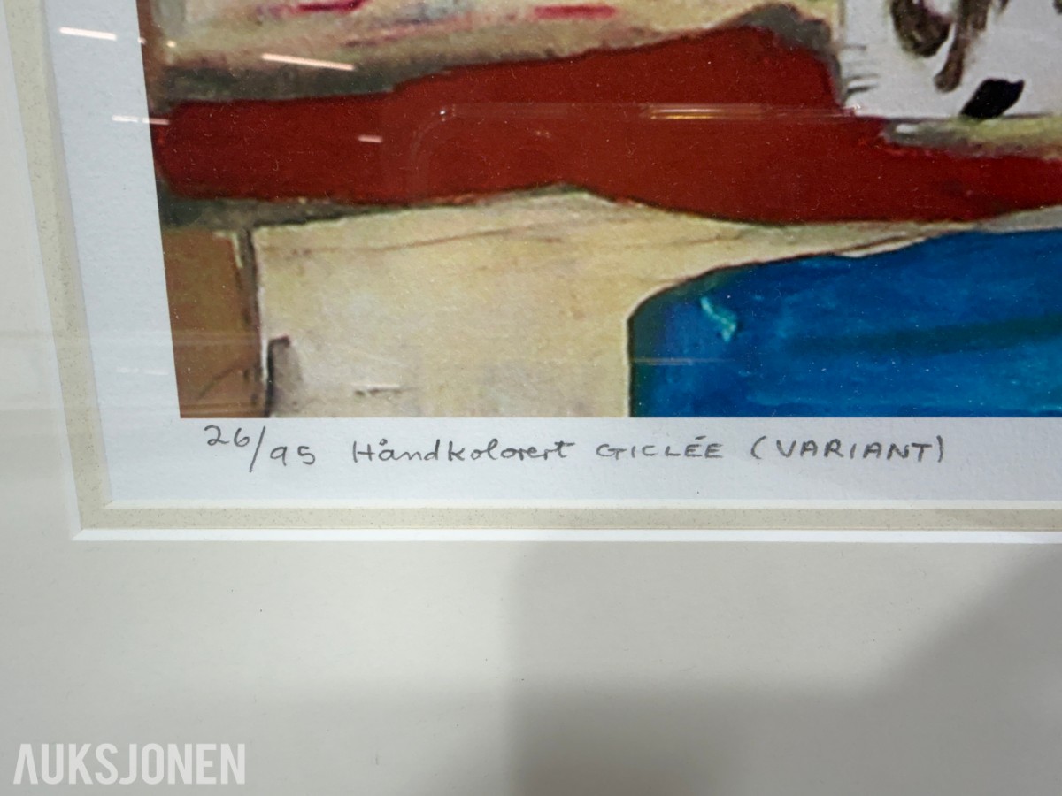 3 innrammede kunstverk - Marilyn Amatruda og Morten Juvet