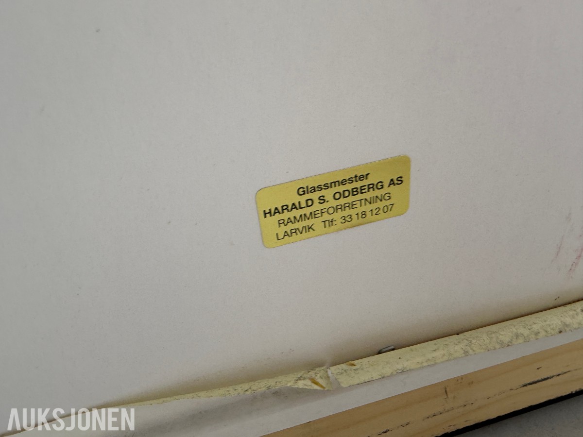 3 innrammede kunstverk - Marilyn Amatruda og Morten Juvet