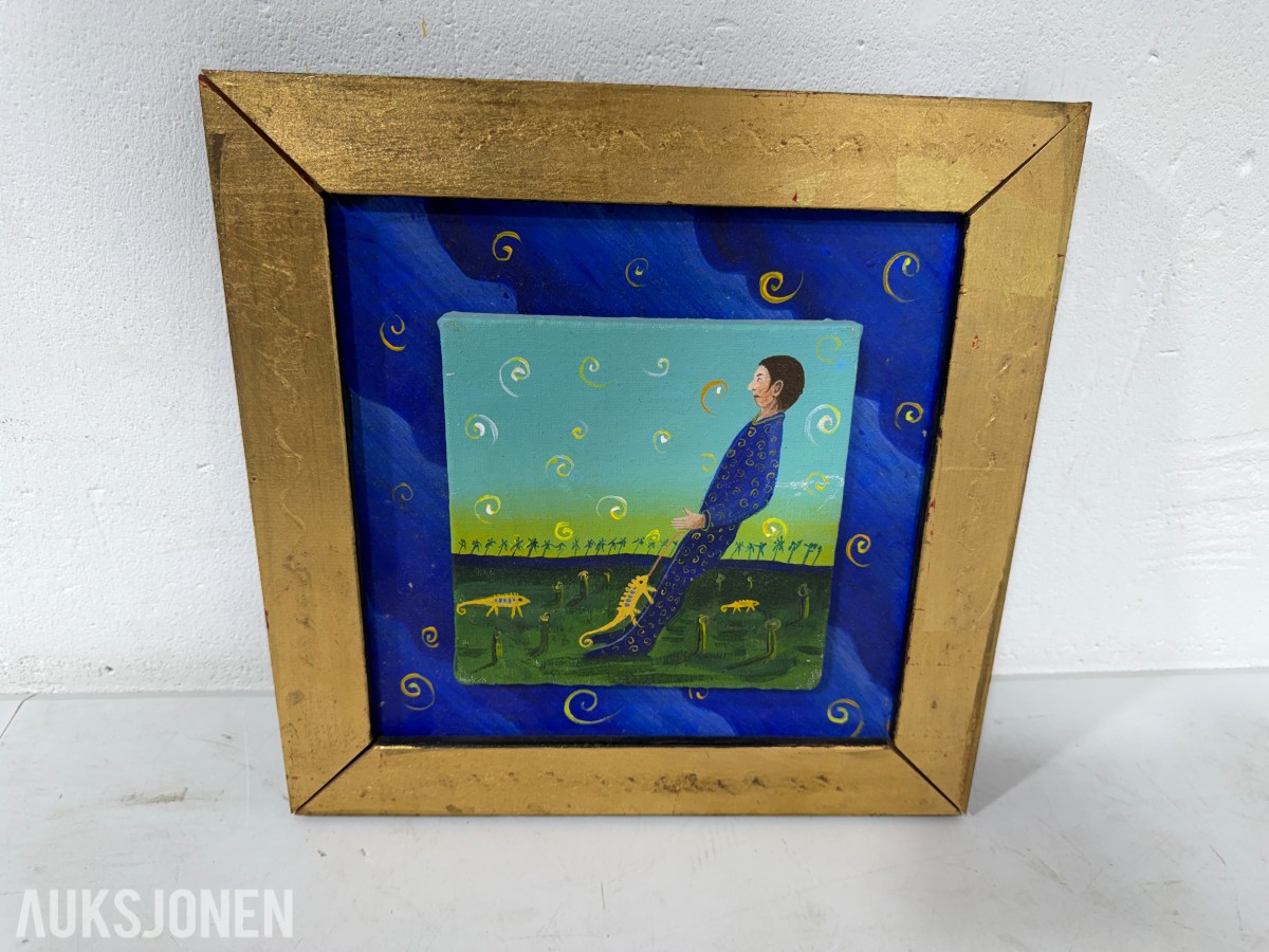3 innrammede kunstverk - Marilyn Amatruda og Morten Juvet