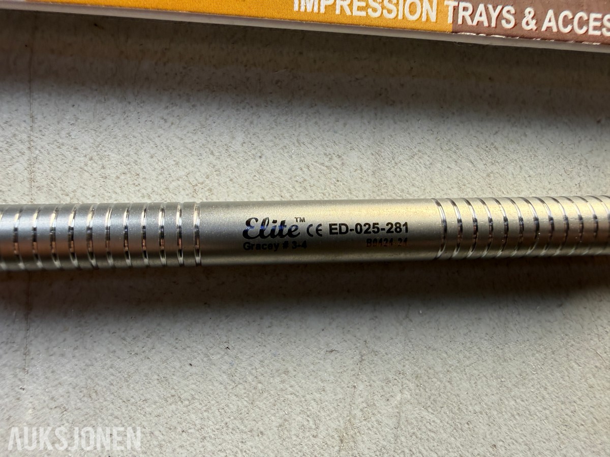 23 stk Elite Dental Gracey 3/4 curetter ED-025-281