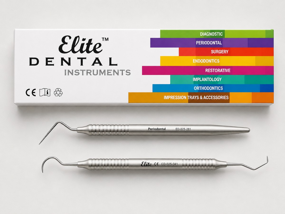 29 stk MedixDent Elite periodontalprober og explorers – ED-025-030 / ED-025-041