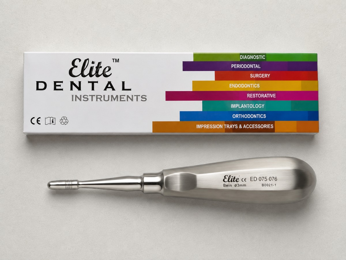 9 stk Medixdent Elite Bein rothever 3 mm - ED-075-076