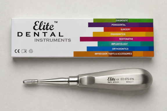 9 stk Medixdent Elite Bein rothever 3 mm - ED-075-076