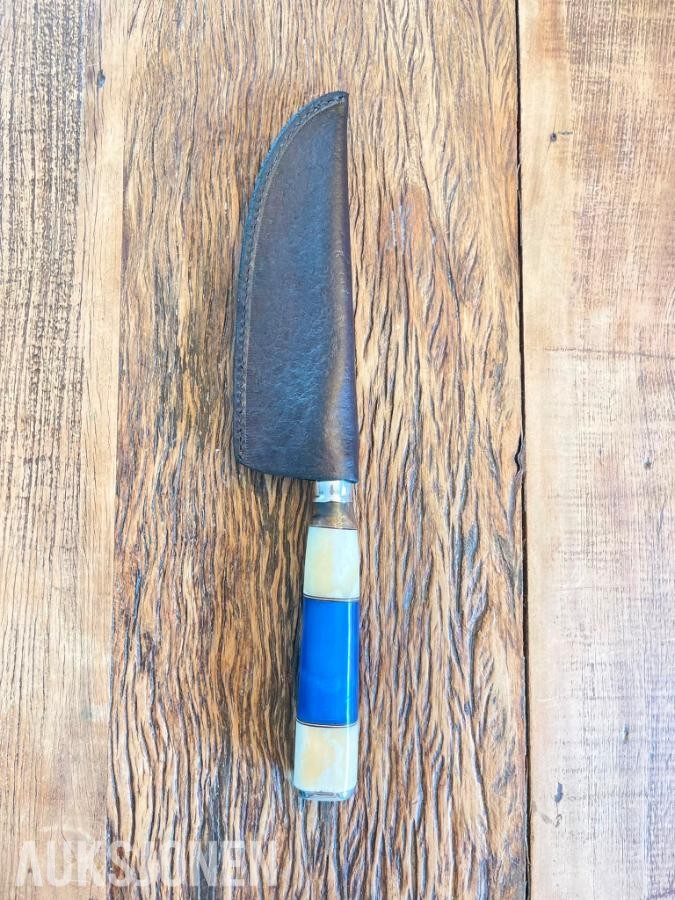 Maragato håndlaget kniv – Brasil – med lærslire