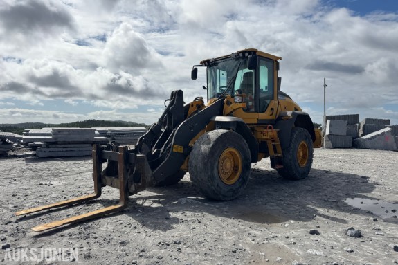 2015 Volvo L70H Hjullaster - 4.Funksjon - Spakstyring - Pallegafler