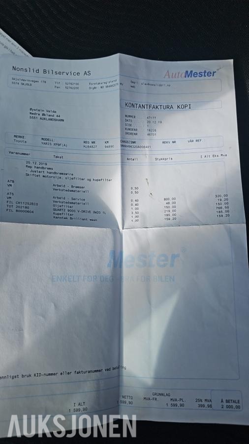 2009 Toyota Yaris 1.33 VVT-i Keyless / Startknapp / EU-godkjent til 09/2027