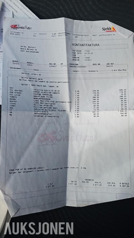 2009 Toyota Yaris 1.33 VVT-i Keyless / Startknapp / EU-godkjent til 09/2027