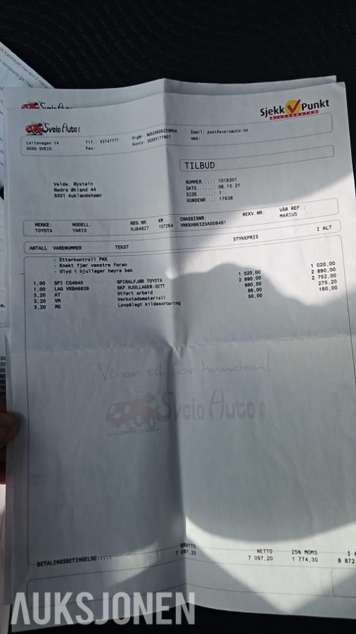 2009 Toyota Yaris 1.33 VVT-i Keyless / Startknapp / EU-godkjent til 09/2027