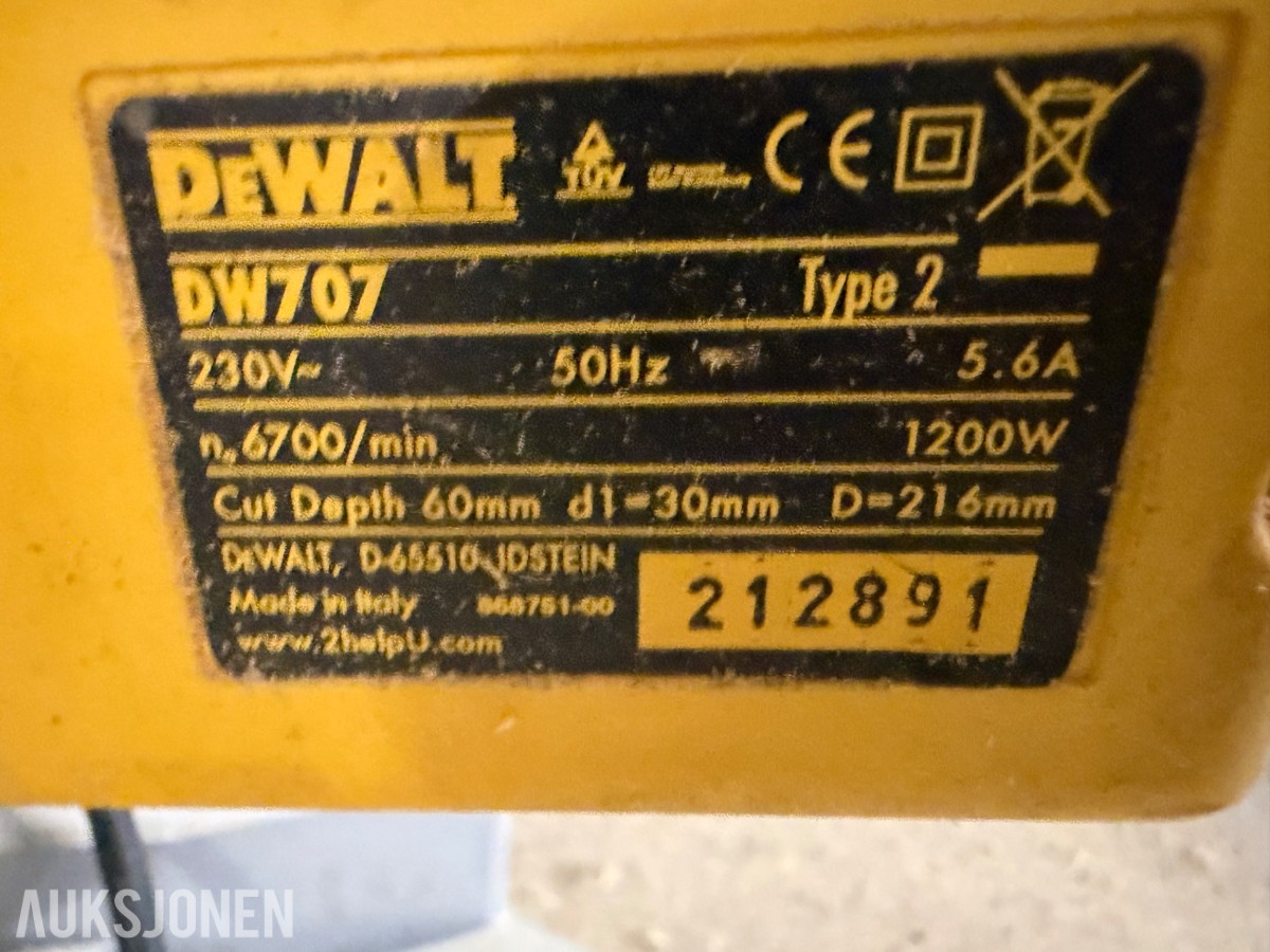Dewalt sager