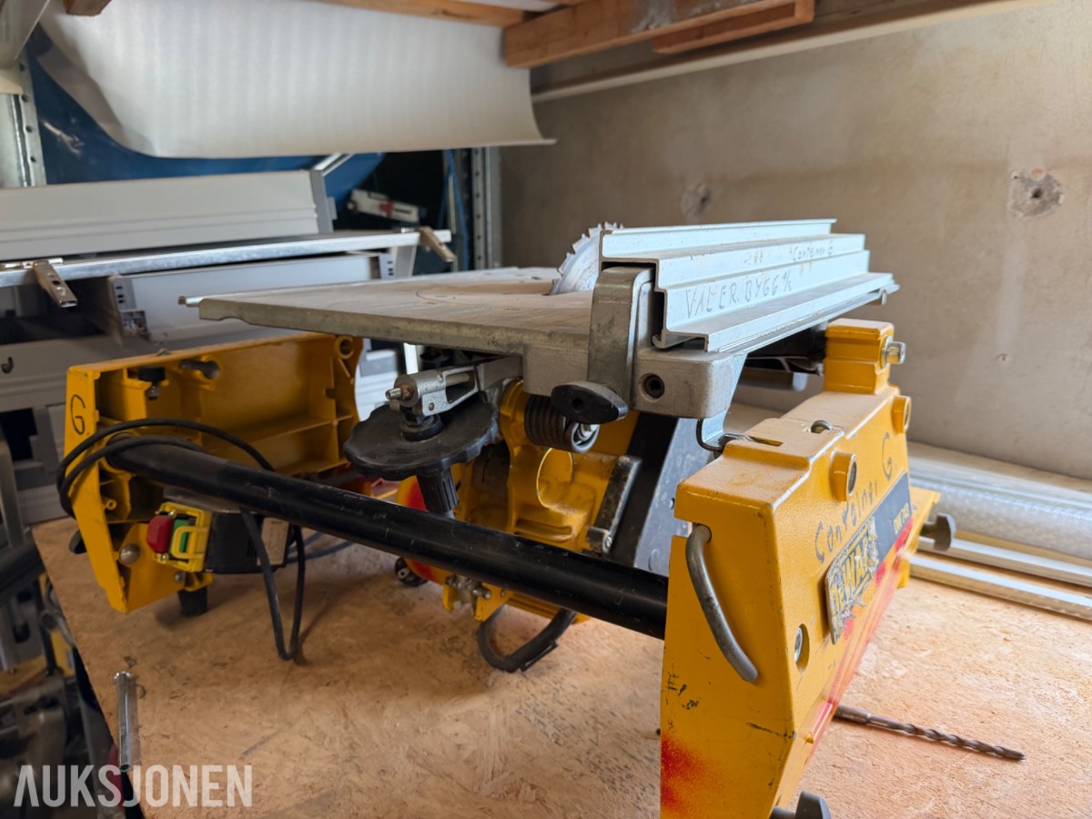 Dewalt sager: DW 777 qs og DW 743