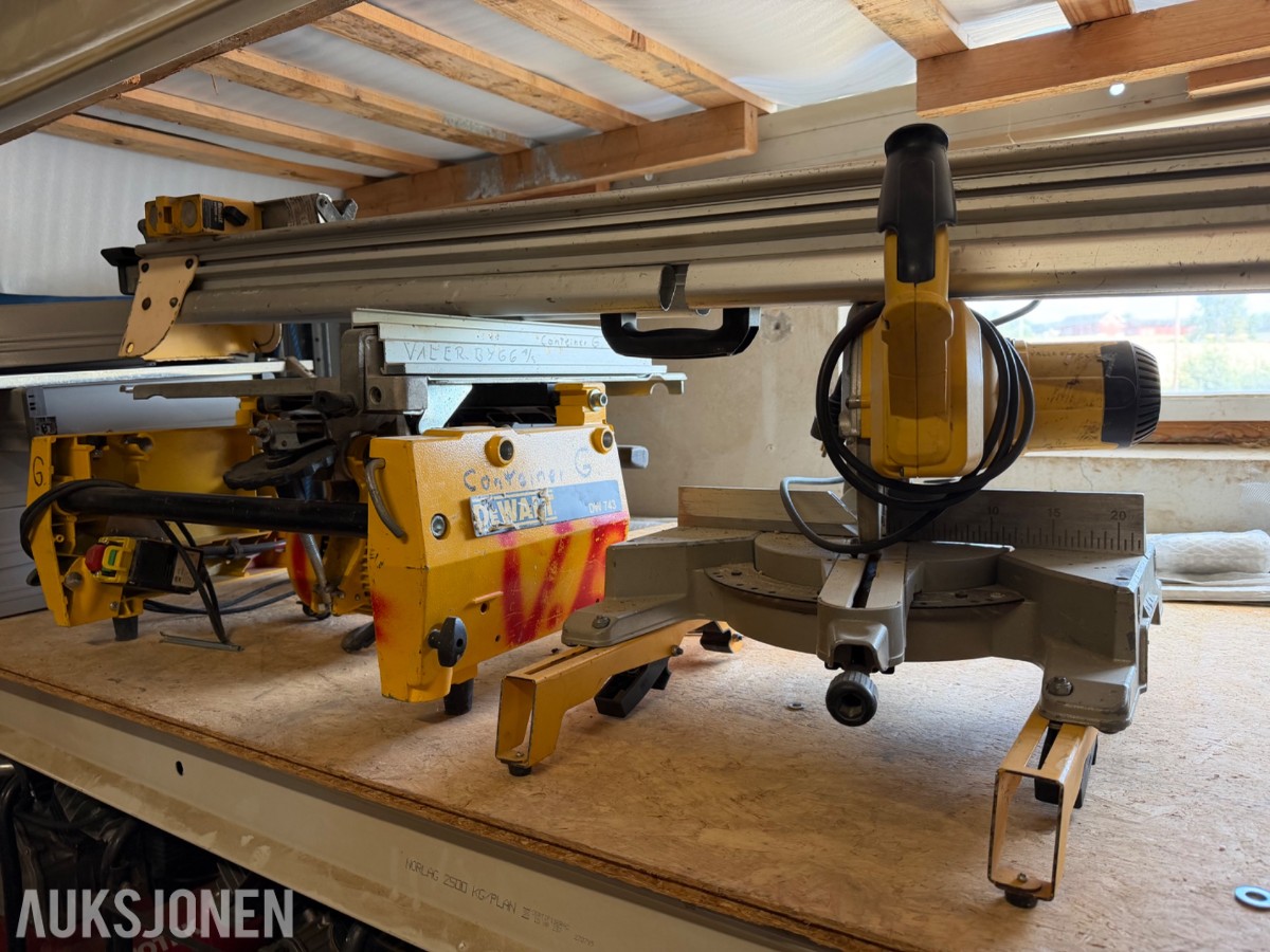 Dewalt sager: DW 777 qs og DW 743
