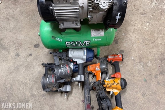 Esseve kompressor, Basso spikerpistoler m/m ++