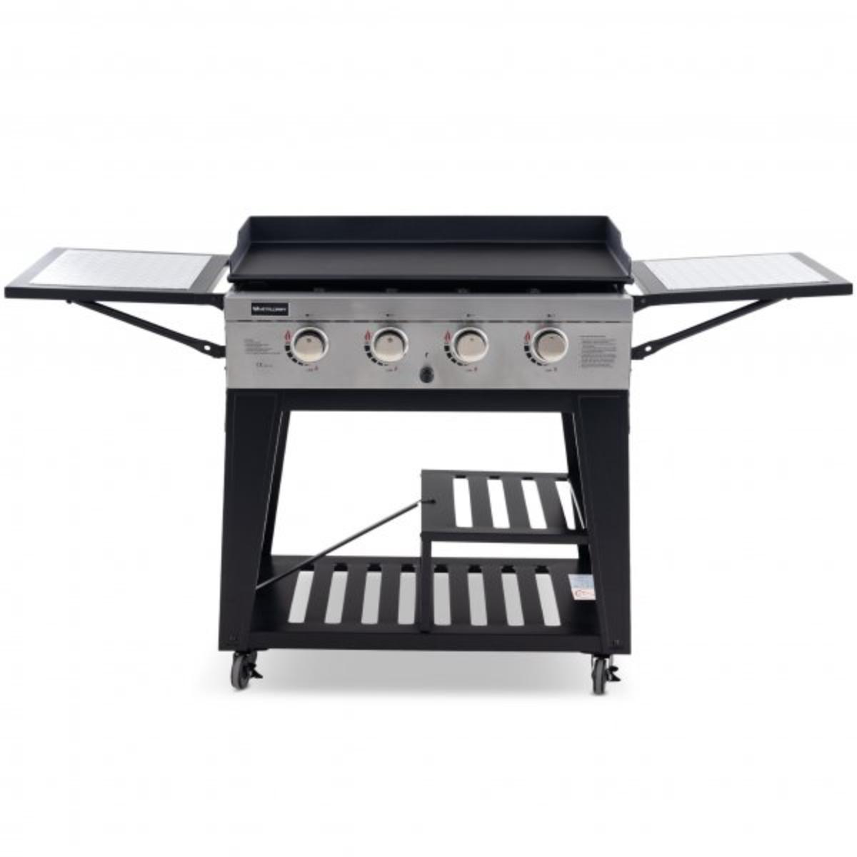 Gassdrevet stekebord 16 kW 4 rustfrie brennere - Lockhart