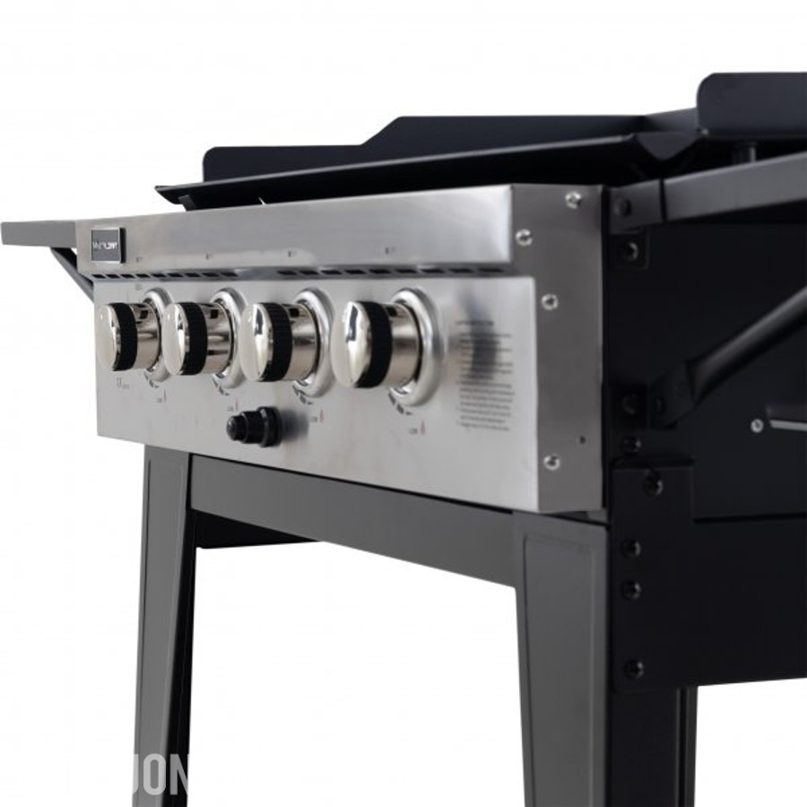 Gassdrevet stekebord 16 kW 4 rustfrie brennere - Lockhart