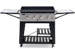 Gassdrevet stekebord 16 kW 4 rustfrie brennere - Lockhart