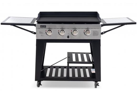 Gassdrevet stekebord 16 kW 4 rustfrie brennere - Lockhart