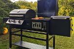 Kombinert kull- og gassgrill med røyker Cleceland