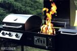 Kombinert kull- og gassgrill med røyker Cleceland