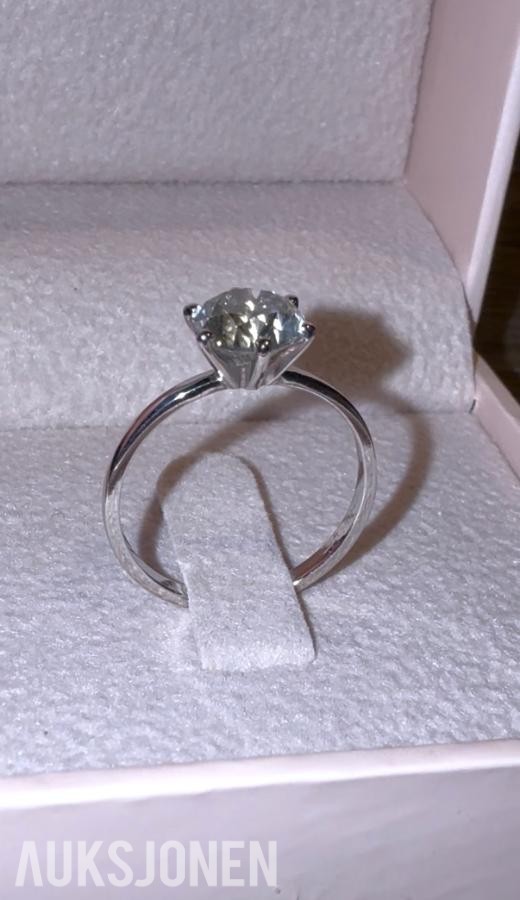 2026 Diamant ring med en 1,71 karat Naturlig diamant