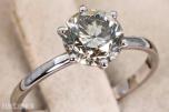 2026 Diamant ring med en 1,71 karat  Naturlig diamant